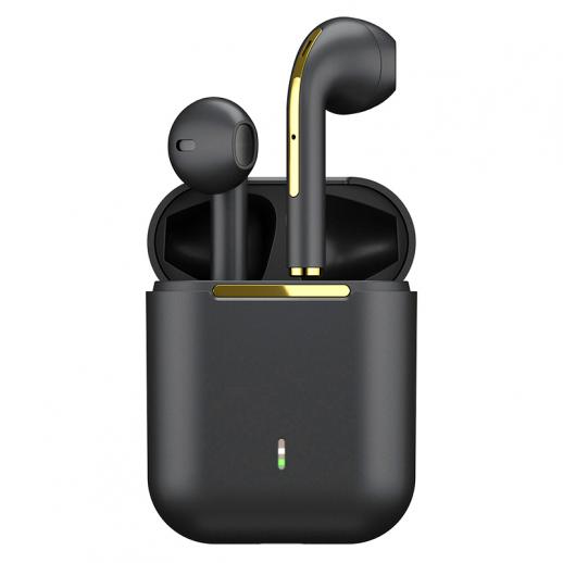 TWS Auriculares Bluetooth Auriculares Intrauditivos Inalámbricos Auriculares Negros para Móviles
