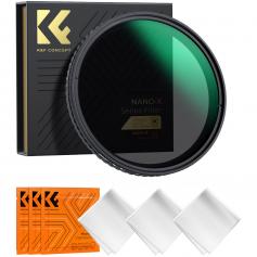Fader ND2-ND32 de 49 mm (1-5 parada) Filtro de filtro ND ND ND Filtro para la lente de cámara No X Sello de nanoteco ultra delgado
