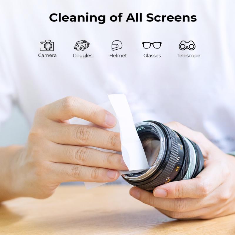Utilice un paño de microfibra para limpiar la superficie de la lente.