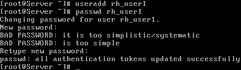 Usradd-rh user1